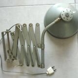 Zigzag wall lamp, accordion, metal scissors, 50s/60s design