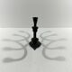 Cast iron candle holder by Giesserei Aachen 1950’s