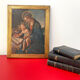 Religious icon on gilded wood: The Madonna of the Book