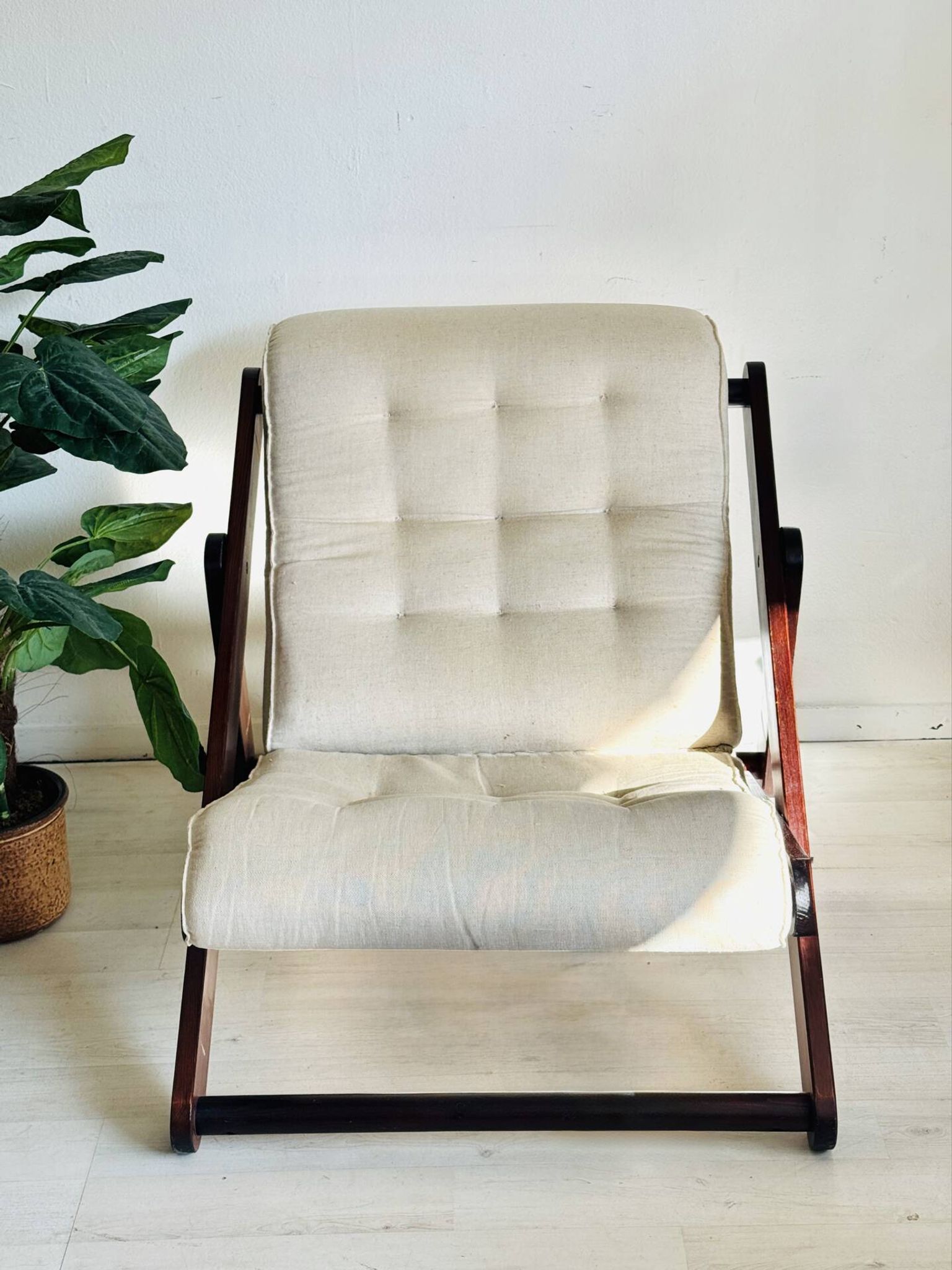 Chaise Kon Tiki vintage Ikea Gillis Lundgren