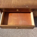 Small vintage sideboard + 2 bedside table - wood compass leg