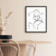 "Divine Figure" - Handmade in black acrylic in limited edition by Atelier Agapé