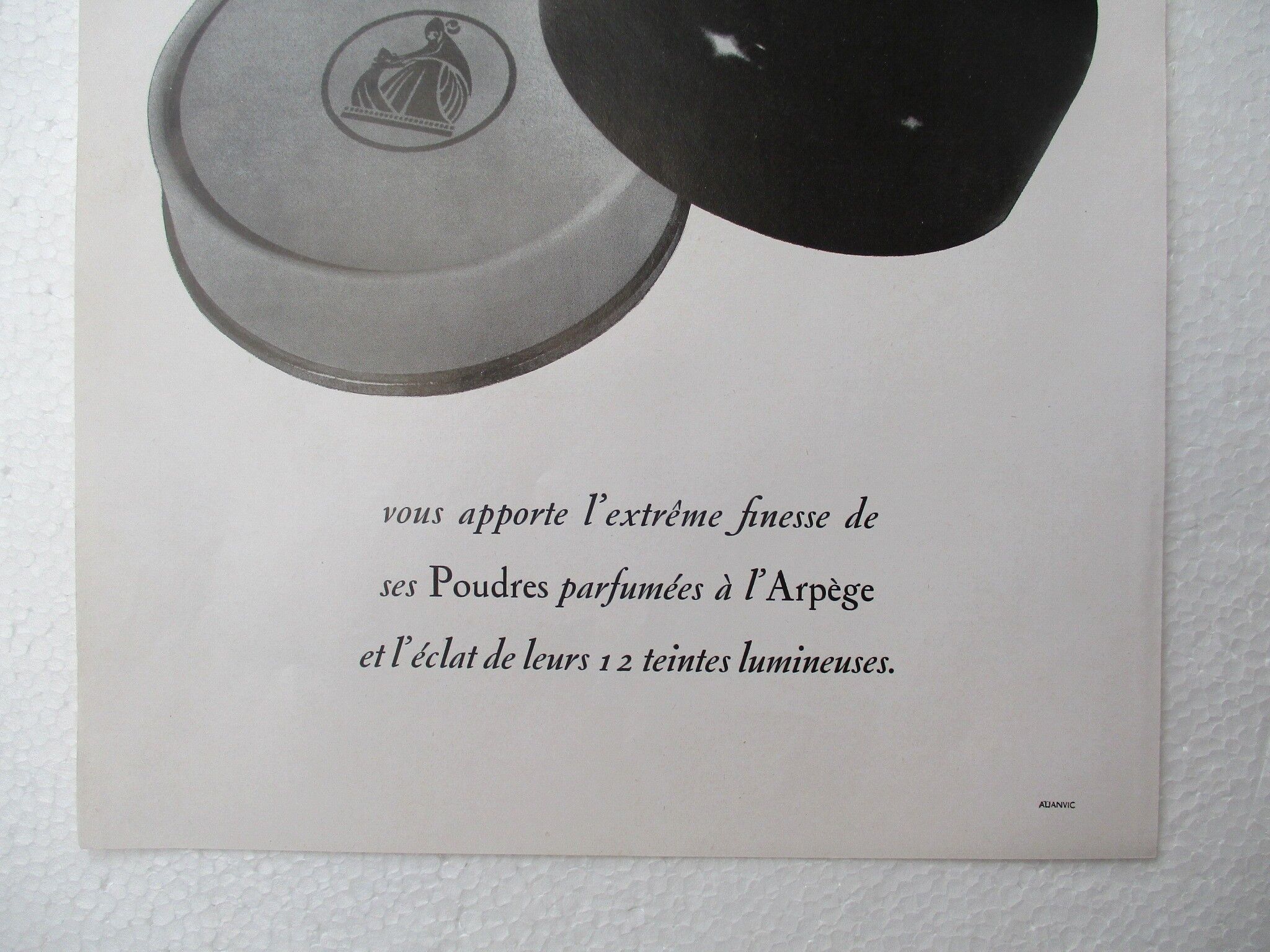 Old advertising lanvin 50s