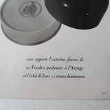 Old advertising lanvin 50s