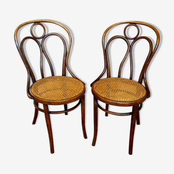 Pair of chairs n 19 Joseph Hoffmann