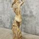 Statue de jardin ancienne en pierre sculpture française hauteur 175 cm