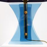 Italian lamp, glass base, 60s
