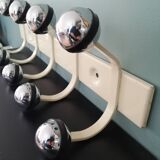 White lacquered coat rack Circa 1950