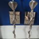 Heavy Pair of Cobra Wall Lights