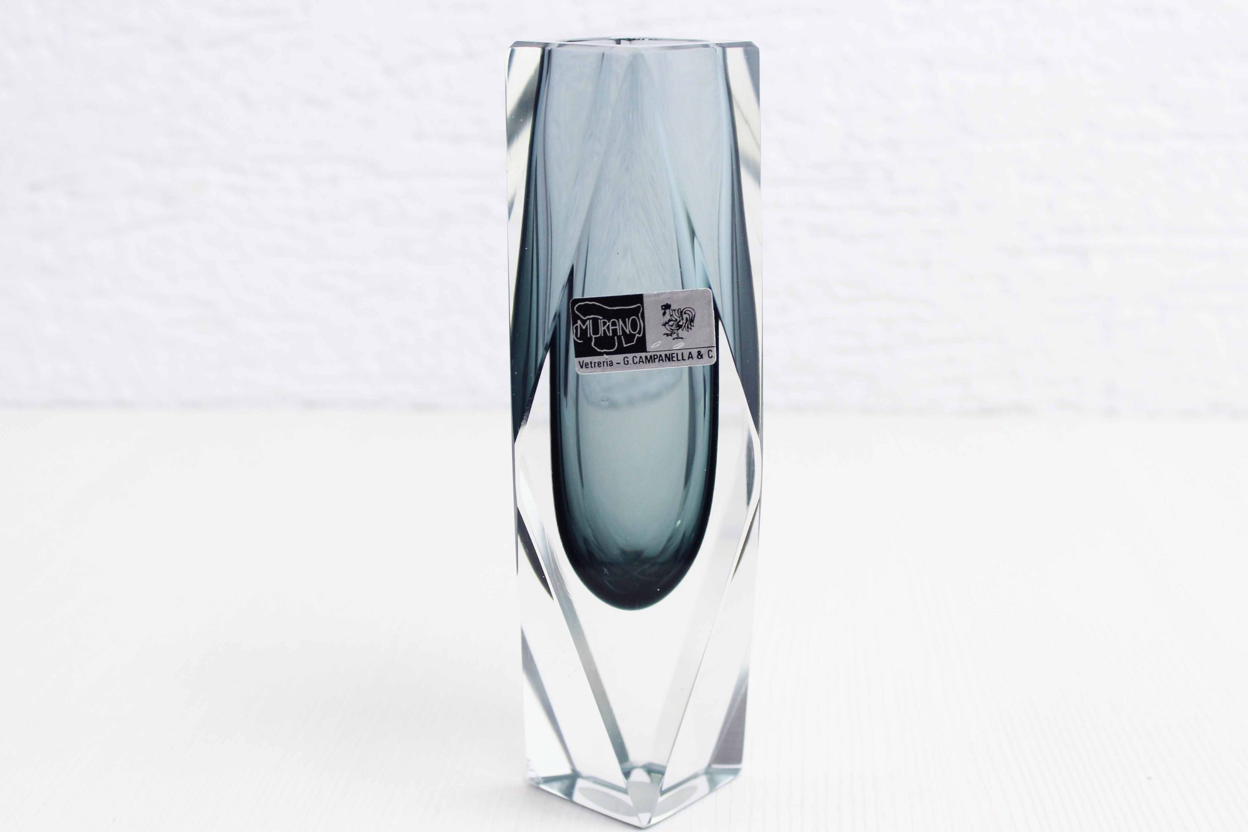 Vase en verre de Murano