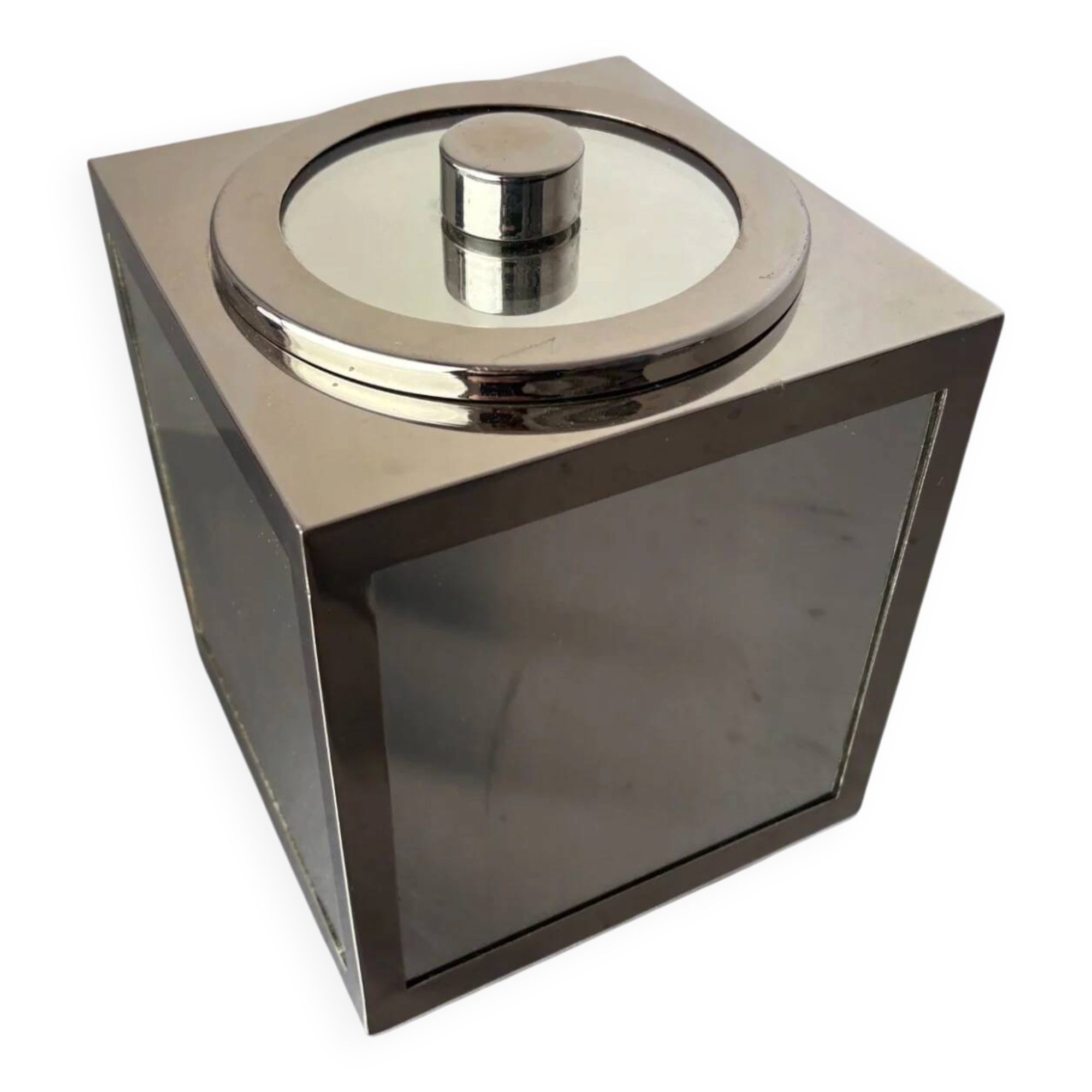 Romeo Rega mirrors ice bucket, Italy, 1970s