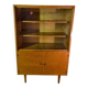 Meuble de rangement vitré en bois, 1960