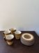 Longchamp brown and yellow coffee service