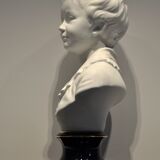 Bust boy after Houdon signed Tharaud Limoges