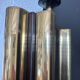 Smoked mirror lamp brass 1970s