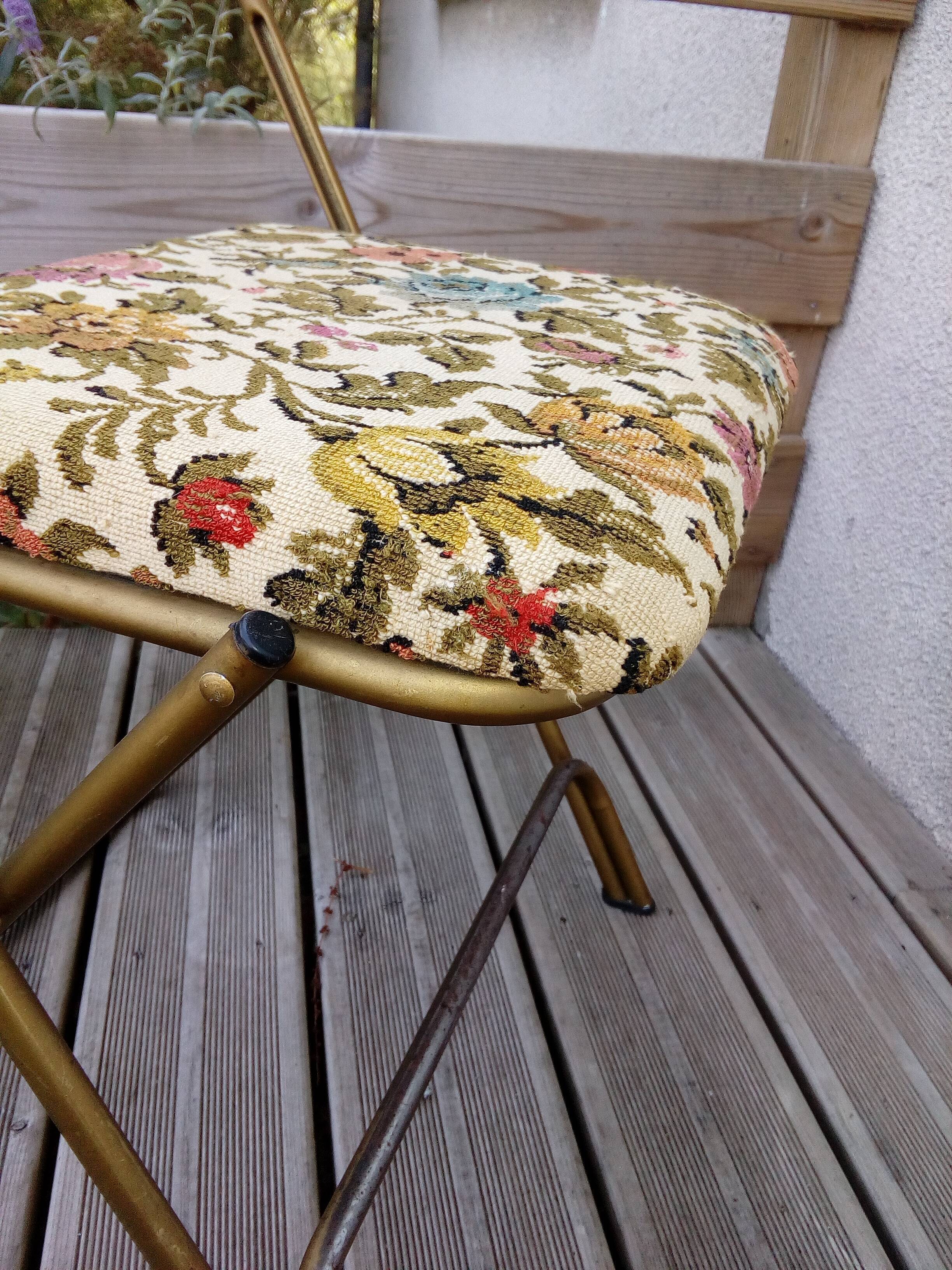 Chaise pliante Lafuma modèle Chantazur d'avant 1968