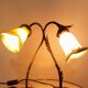 Two art nouveau style tulip lamps signed art de France