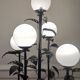 Lampadaire floral vintage design 1970