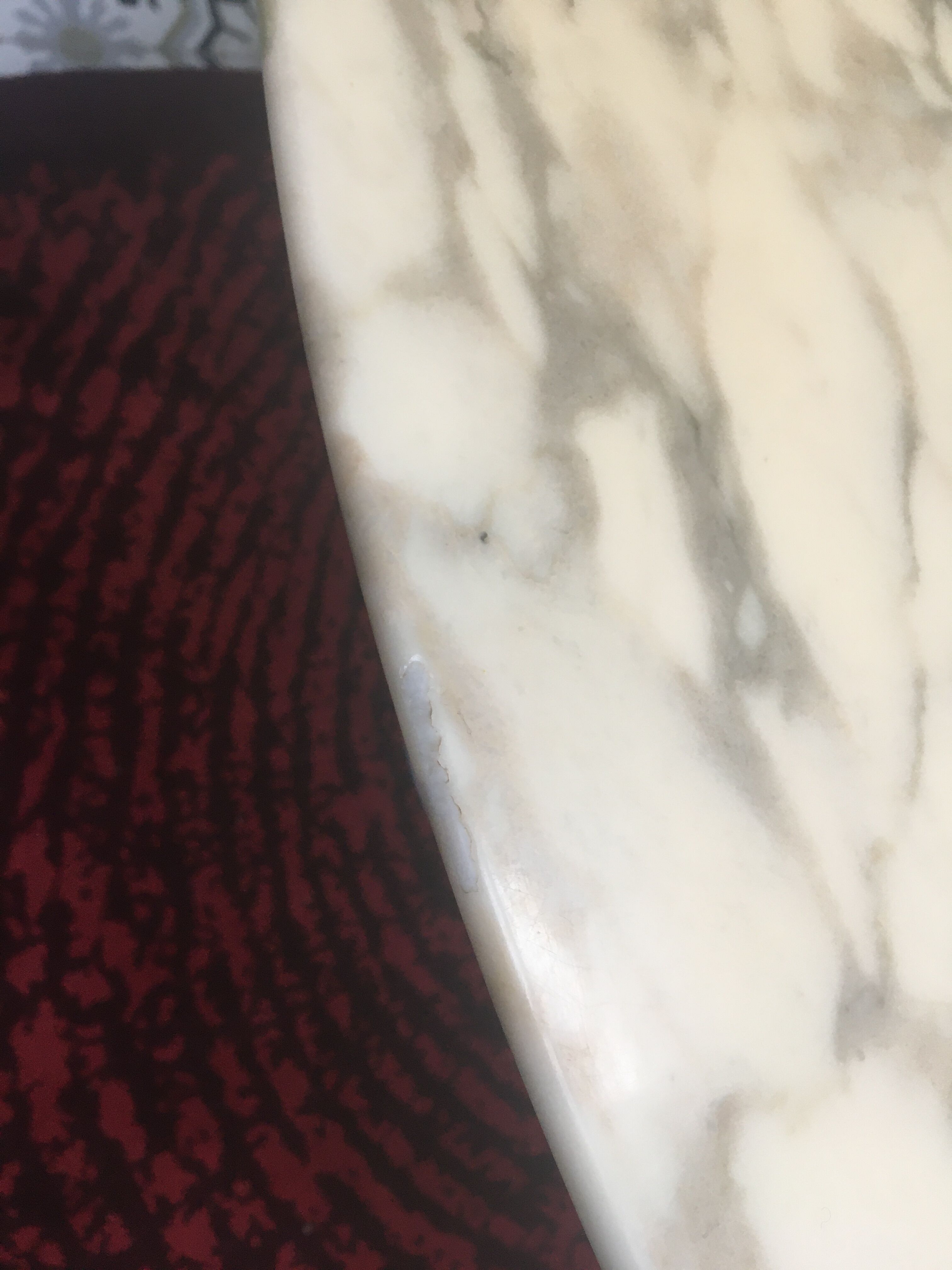 Saarinen table 120cm Knoll edition in circa 1970 marble