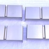 Four modern metal wall lights by Christophe Gevers for Axis71, Belgium