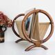 Bamboo fabric magazine rack