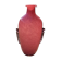 Art deco style pink glass vase