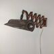 Vintage Industrial Scissor Arm Wall Lamp, Metal Pantograph Light