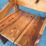 Set of Scandinavian Pine Side Chairs, Sweden, 1960s