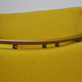Daybed sofa with fold-out function, 1950s