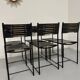 6 leather chairs "101" Italian design Belotti Alias 1980 vintage
