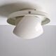 White metal Eclipse wall or ceiling lamp by Dijkstra Lighting, The Netherlands 1970's