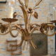 Lustre vintage 1950 epis de ble/fleurs