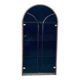 Rattan Bamboo High Board Display Chest, 1970s