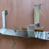 Chrome double-wall coat holder
