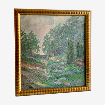 Landscape oil painting , 1920