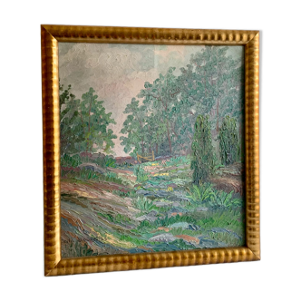 Peinture à l’huile de paysage 1920