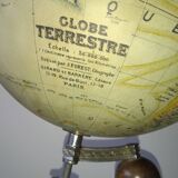 Terrestrial globe Forest Girard and barrere early 20th century