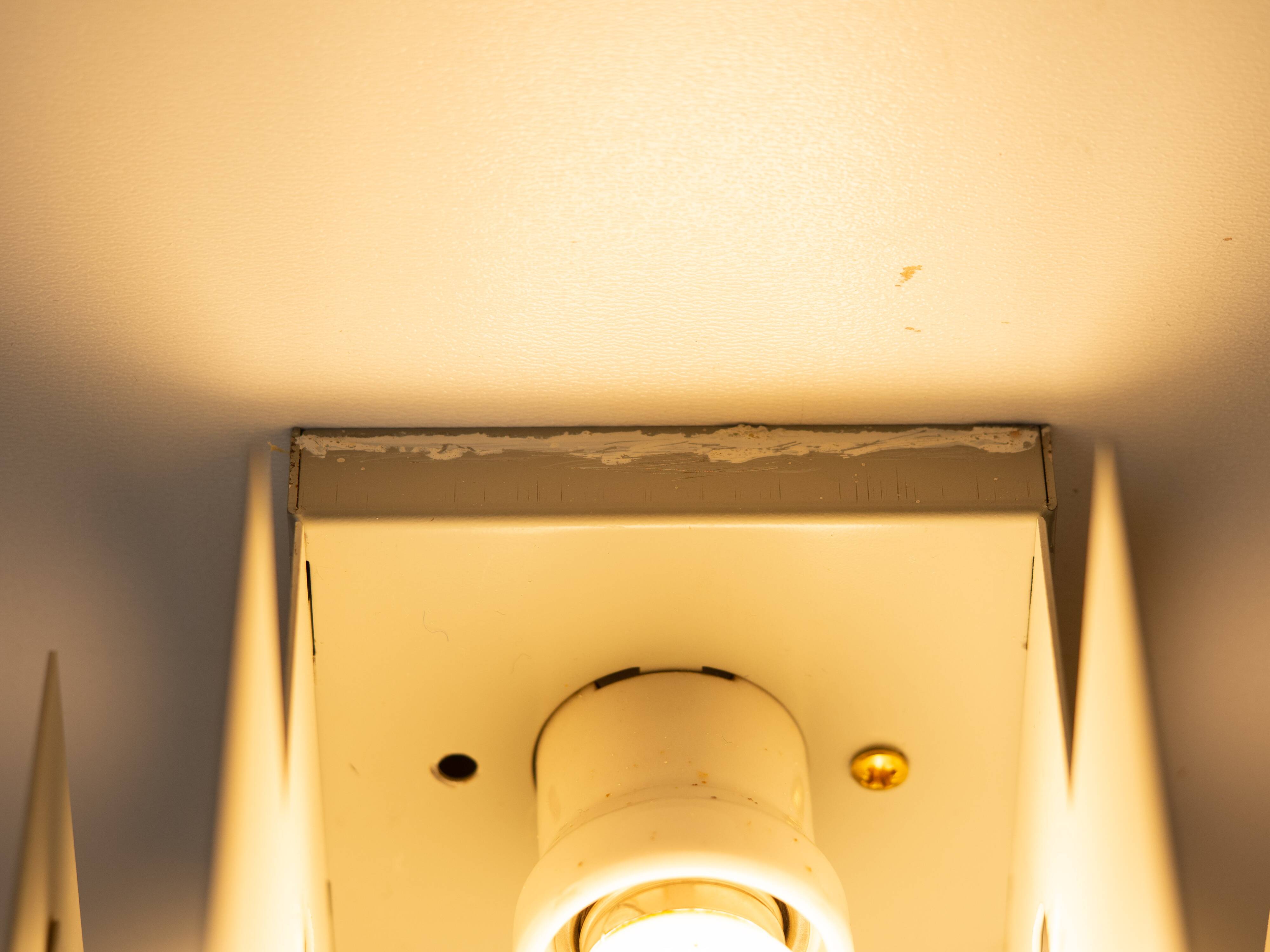 Pair of 2 modern wall lamps by Philips, 1960s