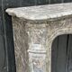 Cheminee de style Louis XV en marbre Stinkal vers 1880