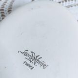 Old Sarreguemines ravier small oval dish