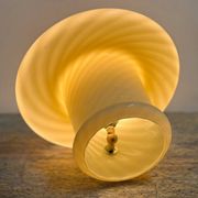 Lampe champignon vintage faite à la main en verre de Murano, Italie, années 70.