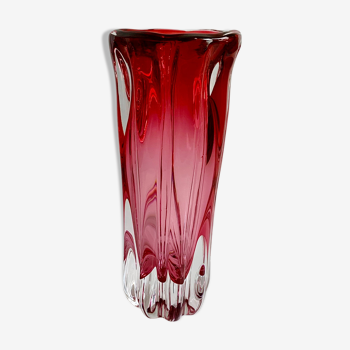 Vase de J. Hospodka pour Chribska Sklarna, Tchécoslovaquie, années 1960