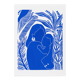 Original linocut, Woman with child