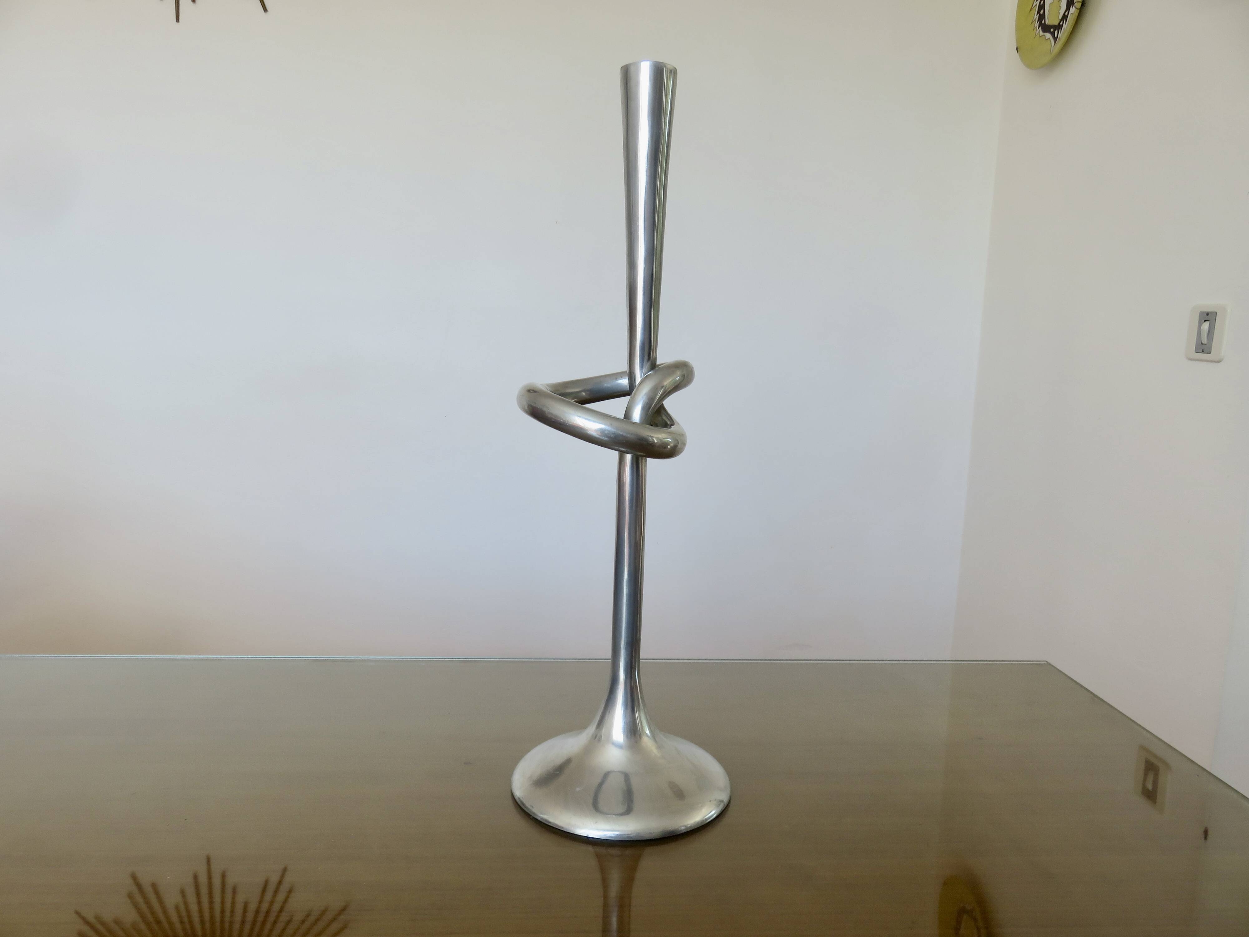 XXL candle holder by "Kare Design", cast aluminum, 1980s