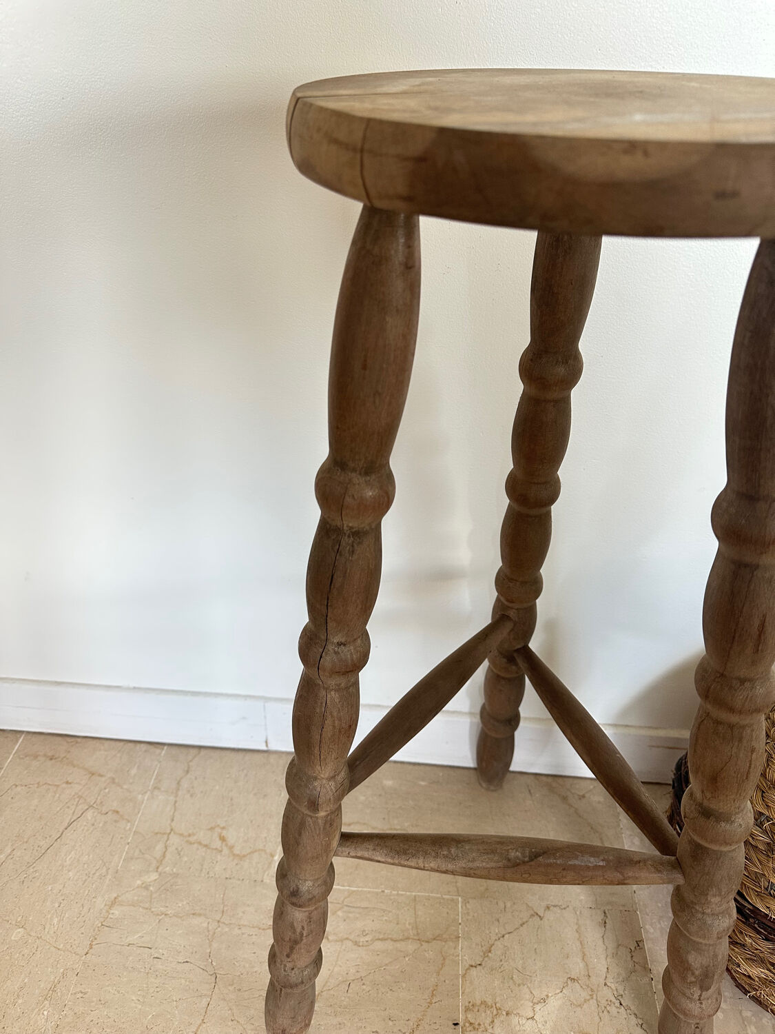 high tripod stool