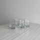 Set of 6 thick octagonal water glasses