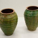 Set of 2 large early 16th century Tuscany vases, Italy.