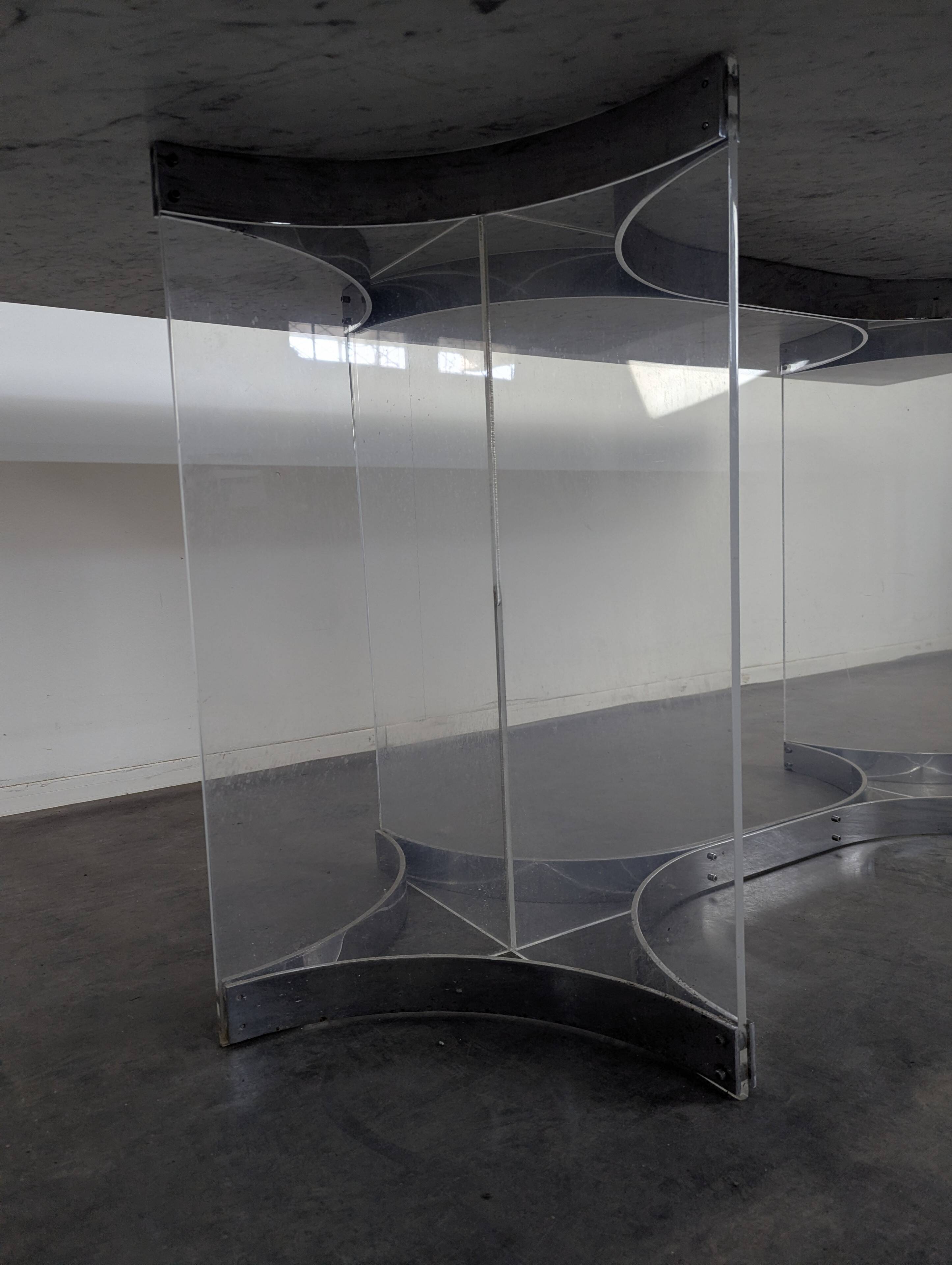 Grande Table Alessandro Albrizzi plateau marbre