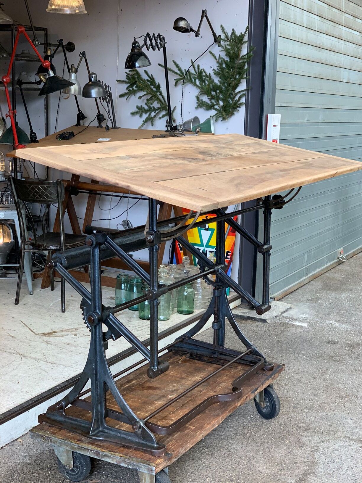 Architect's Table by "F. Darnay Parallele Paris" 1920