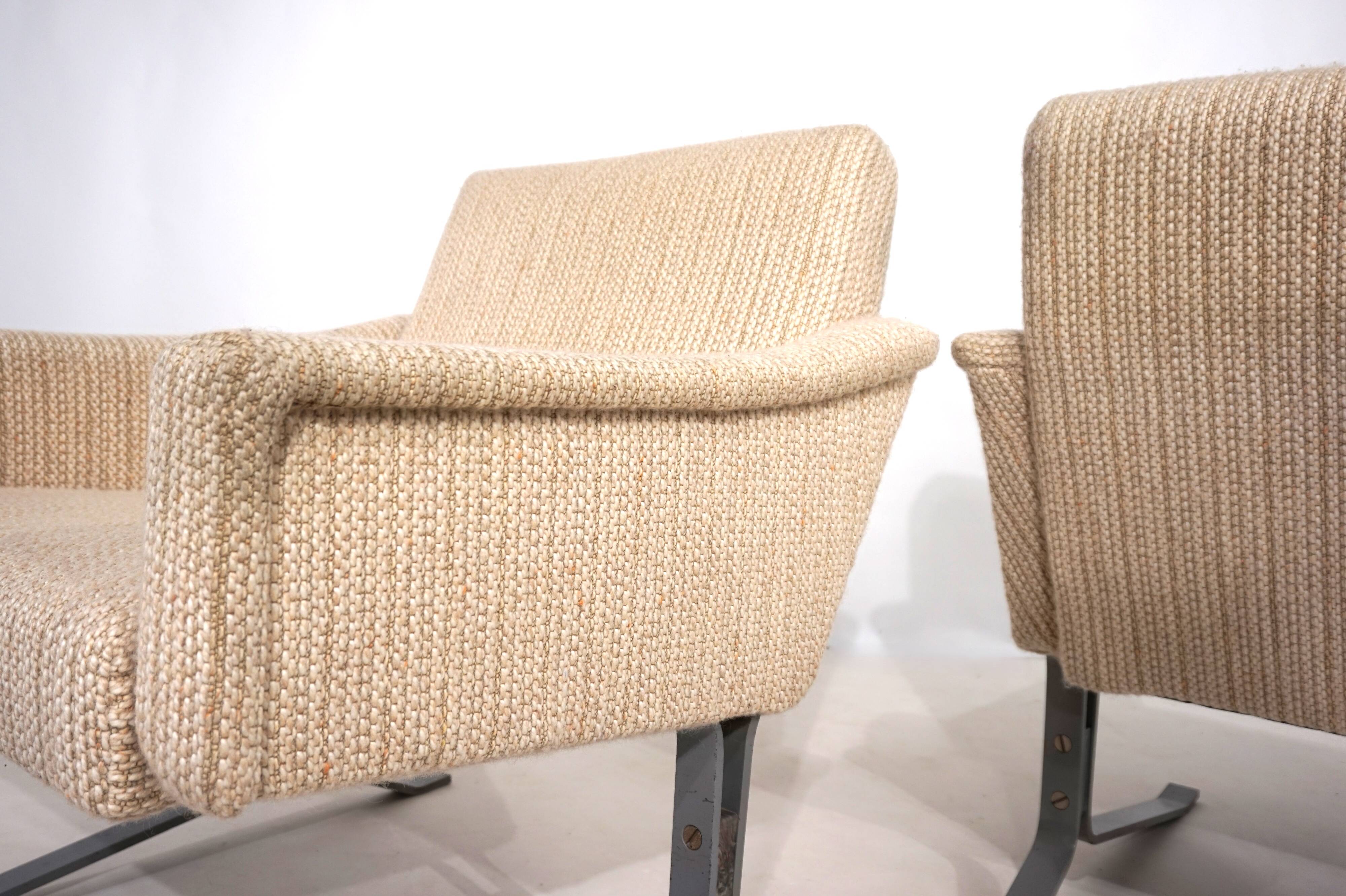 Ensemble de deux chaises longues cantilever Röhl, 1960